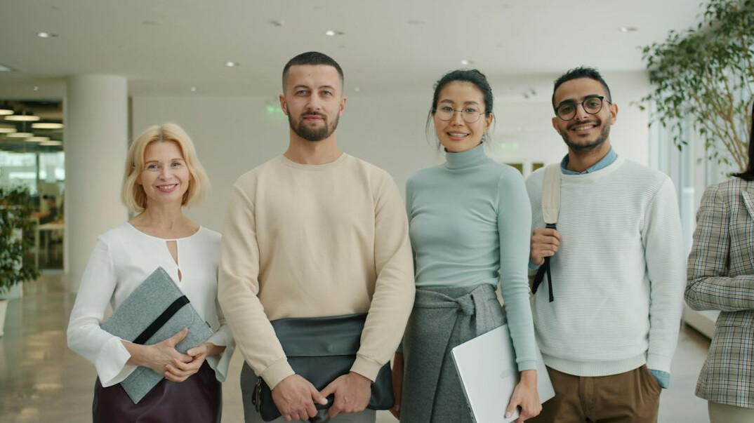 diverse group of professionals
