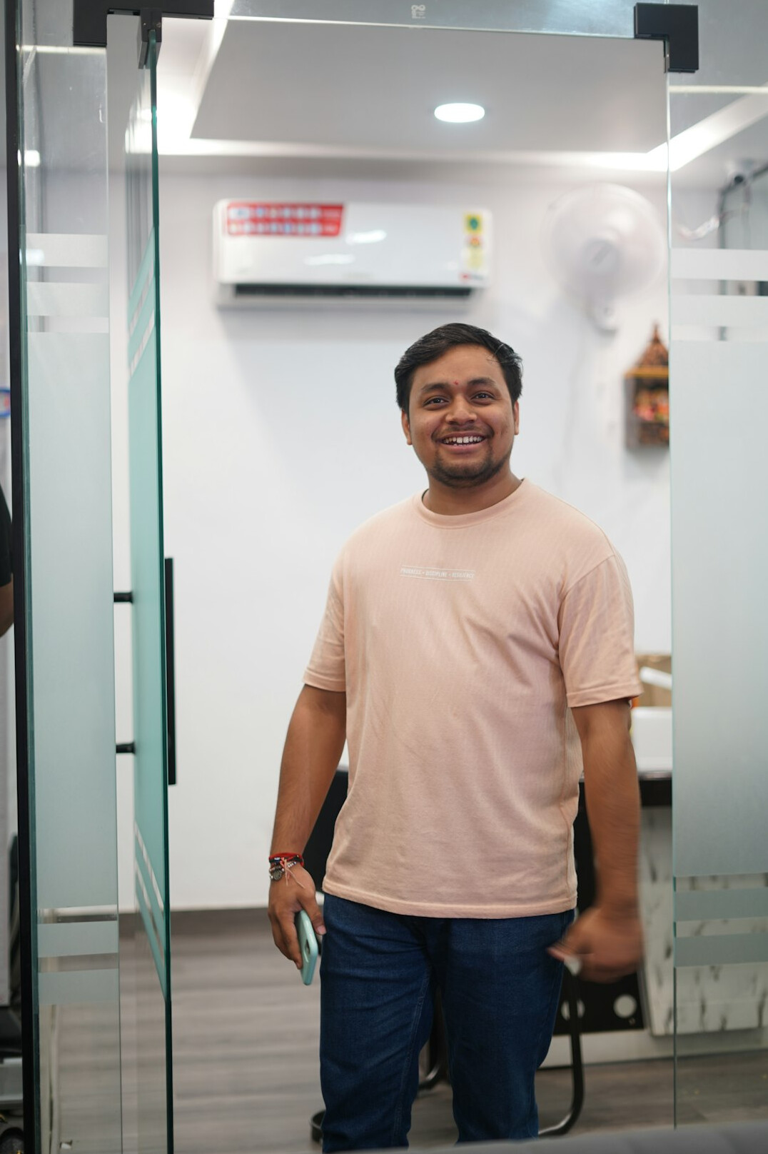 happy client with expert